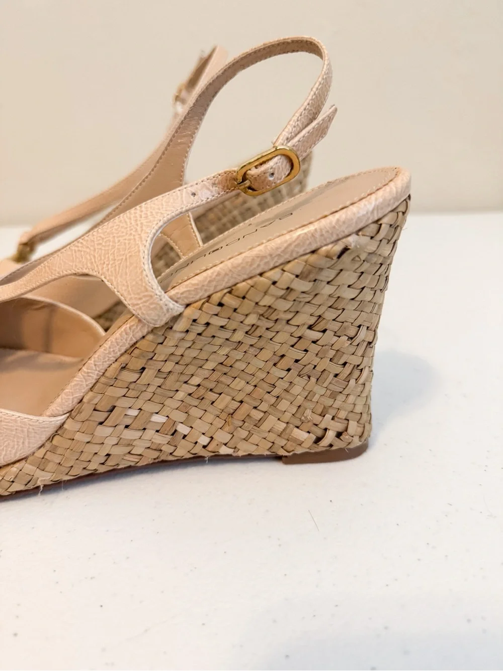 Women’s Bandolino Neutral Braided Espadrille Wedge Sandals - Nude